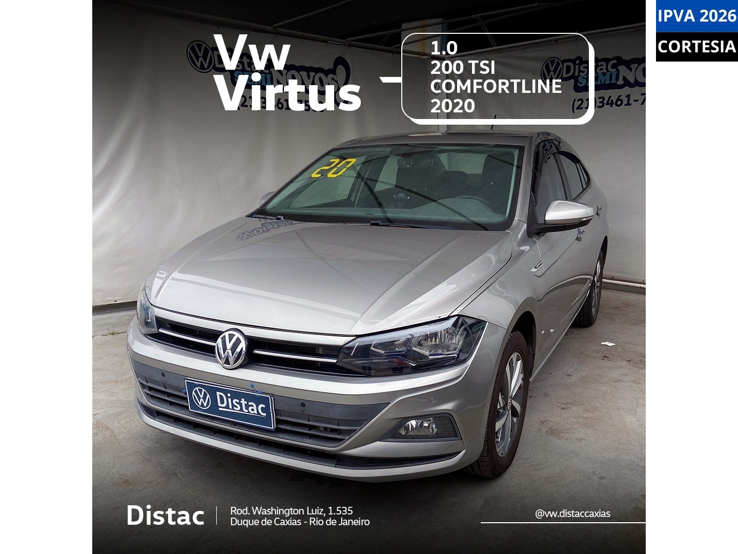 1.0 200 TSI COMFORTLINE AUTOMÁTICO
