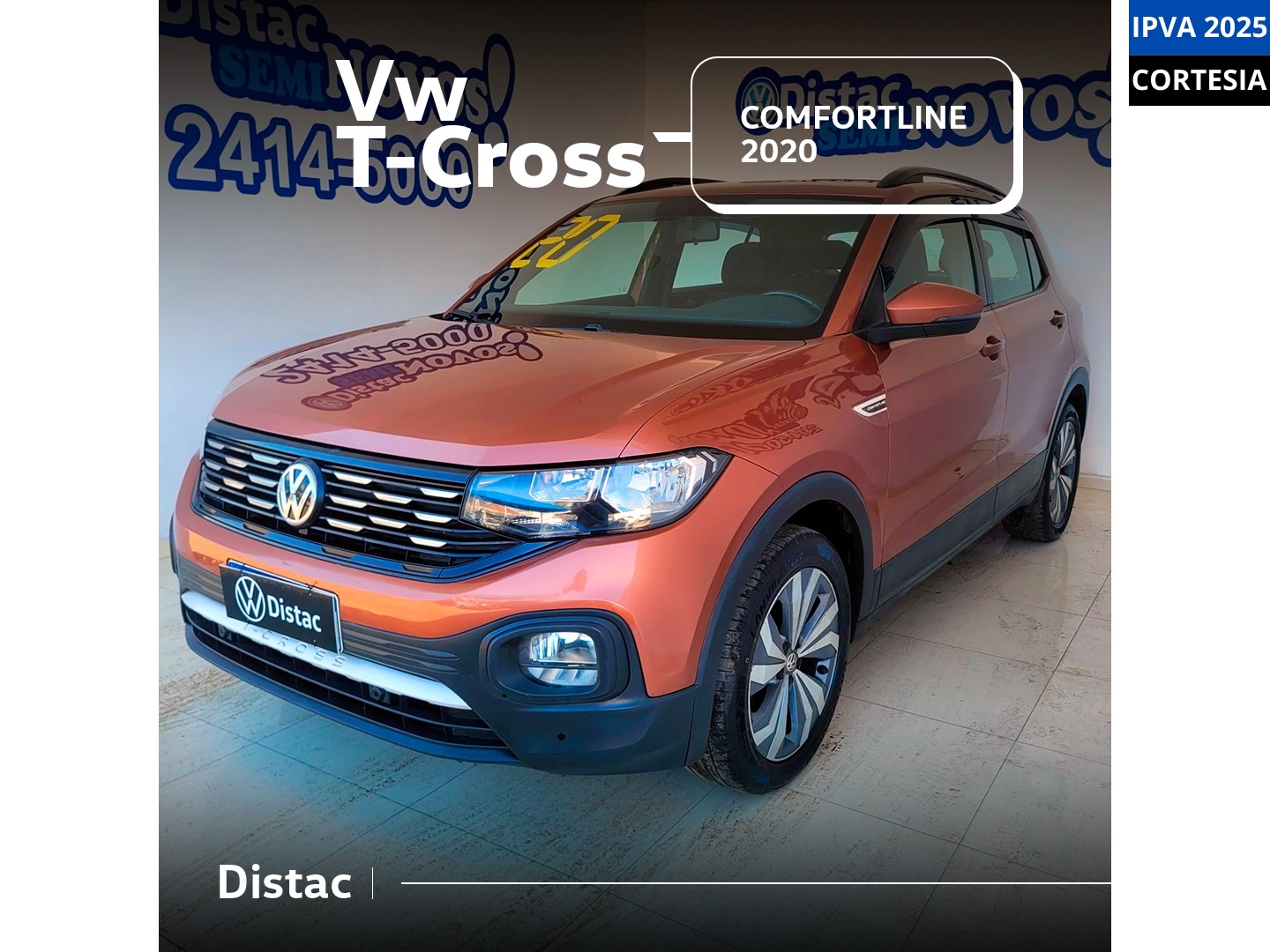 1.0 200 TSI TOTAL FLEX COMFORTLINE AUTOMÁTICO
