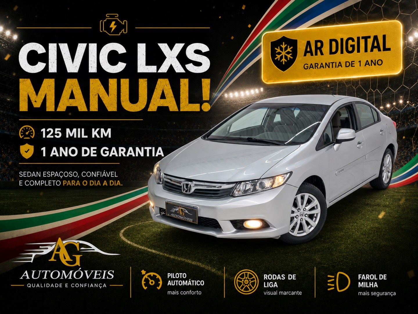 HONDA CIVIC 1.8 LXS 16V FLEX 4P MANUAL