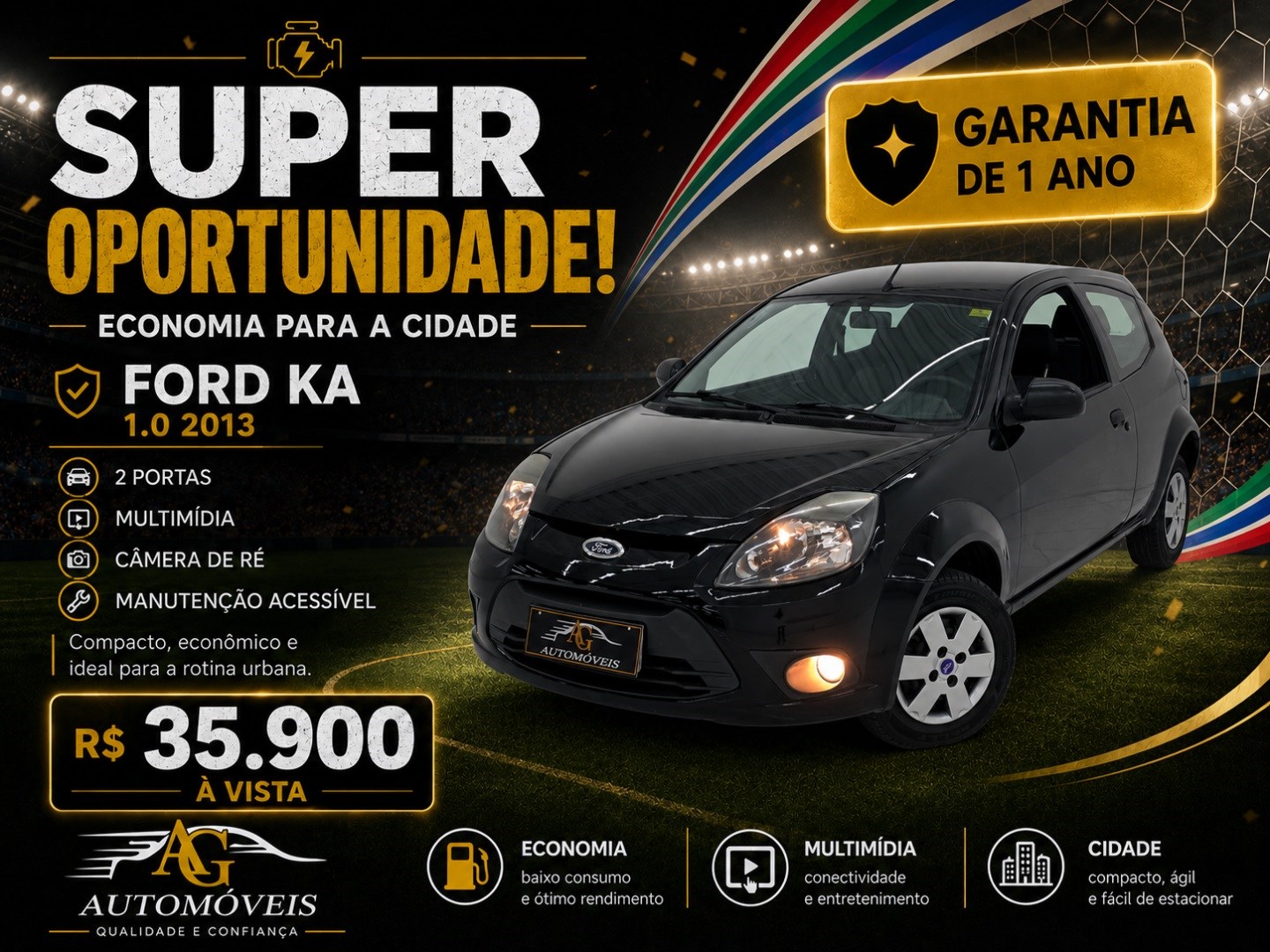 FORD KA 1.0 MPI 8V FLEX 2P MANUAL