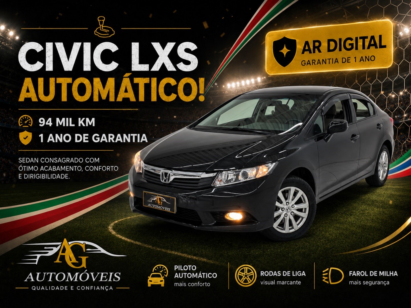 HONDA CIVIC 1.8 LXS 16V FLEX 4P MANUAL