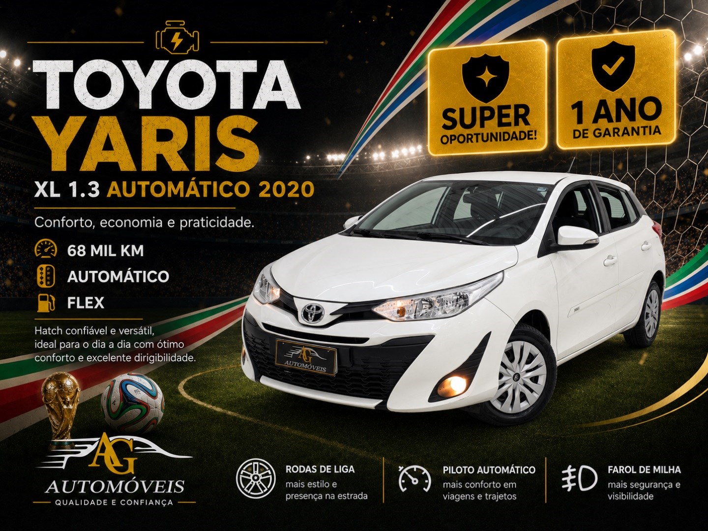 TOYOTA YARIS 1.3 16V FLEX XL MULTIDRIVE