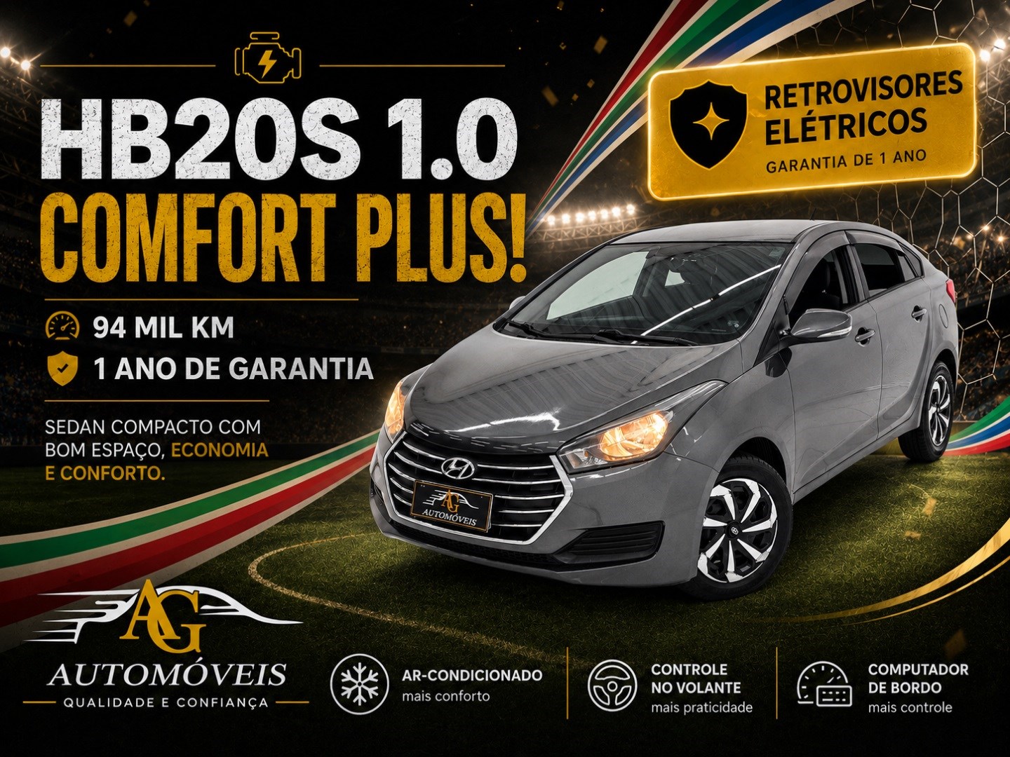 HYUNDAI HB20S 1.0 COMFORT PLUS 12V FLEX 4P MANUAL