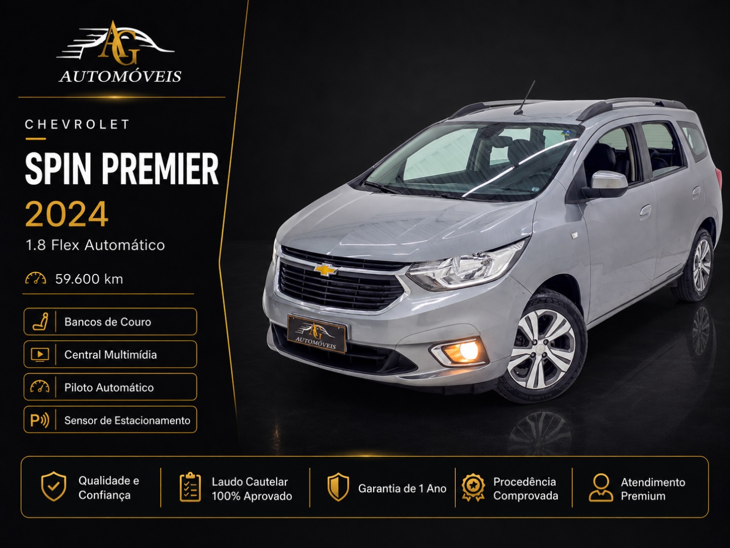 CHEVROLET SPIN 1.8 PREMIER 8V FLEX 4P AUTOMÁTICO