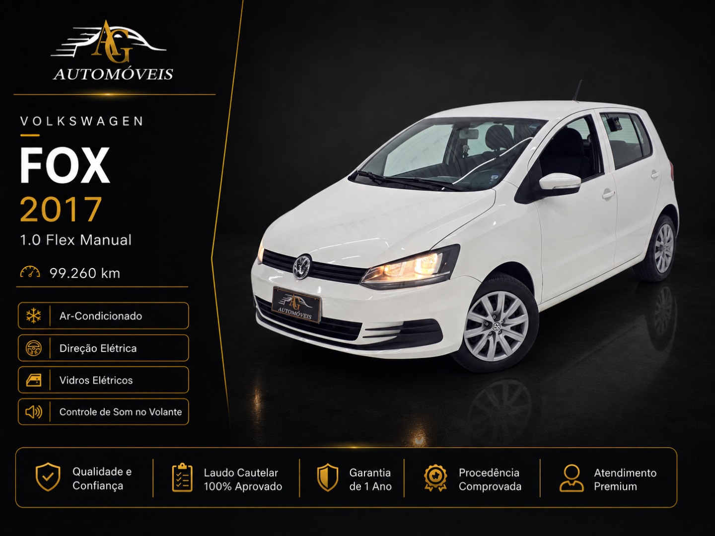 VOLKSWAGEN FOX 1.0 MPI TRENDLINE 12V FLEX 4P MANUAL
