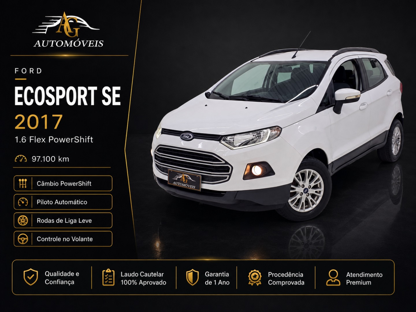FORD ECOSPORT 1.6 SE 16V FLEX 4P POWERSHIFT
