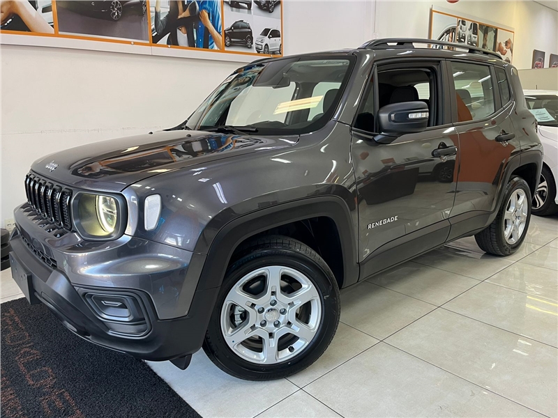 Zero Kilometro : JEEP RENEGADE 2024 - 1.3 T270 TURBO FLEX SPORT AT6 - R$  125.500,00