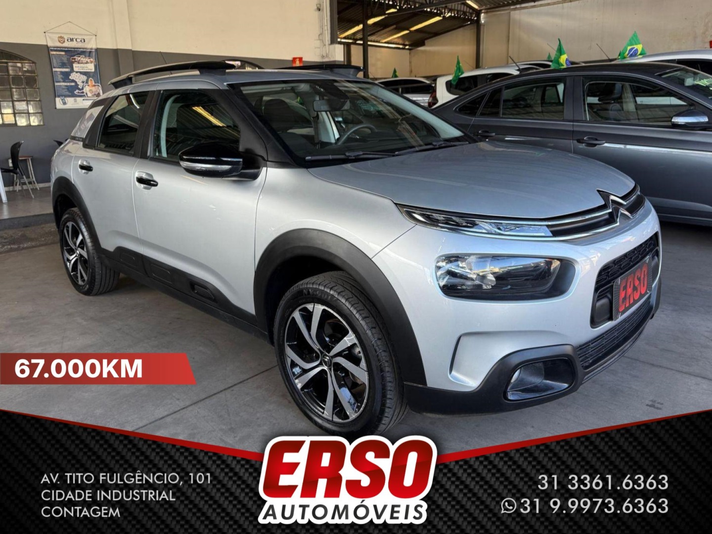 CITROEN C4 CACTUS 1.6 16V FLEX 4P FEEL PACK- AUTOMÁTICO