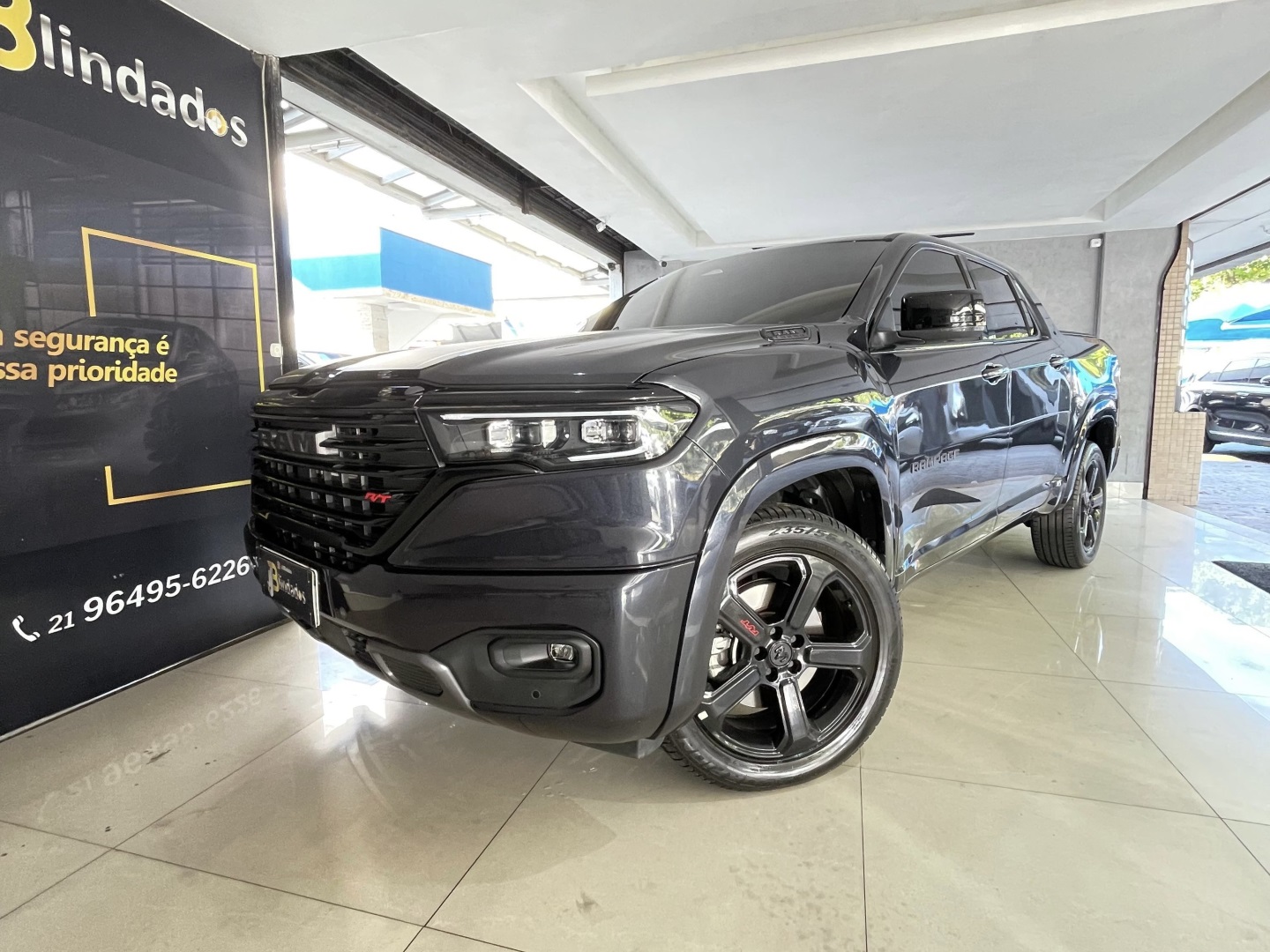 RAM RAMPAGE 2.0 HURRICANE 4 TURBO GASOLINA R/T 4X4 AUTOMÁTICO