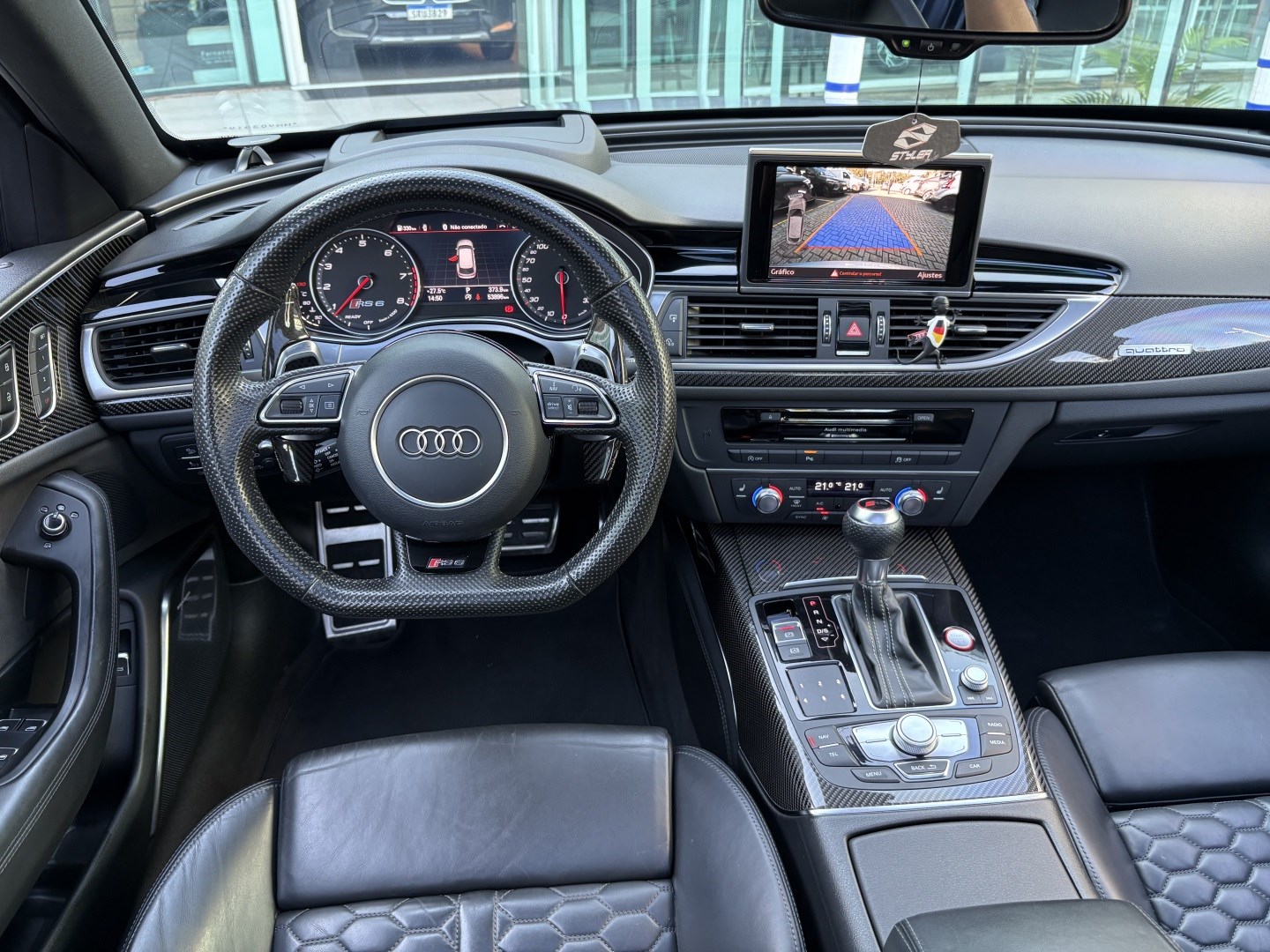AUDI RS6 4.0 AVANT V8 32V BI-TURBO GASOLINA 4P TIPTRONIC — foto 5