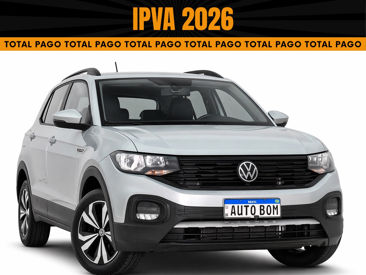 VOLKSWAGEN T-CROSS 1.0 200 TSI TOTAL FLEX SENSE AUTOMÁTICO