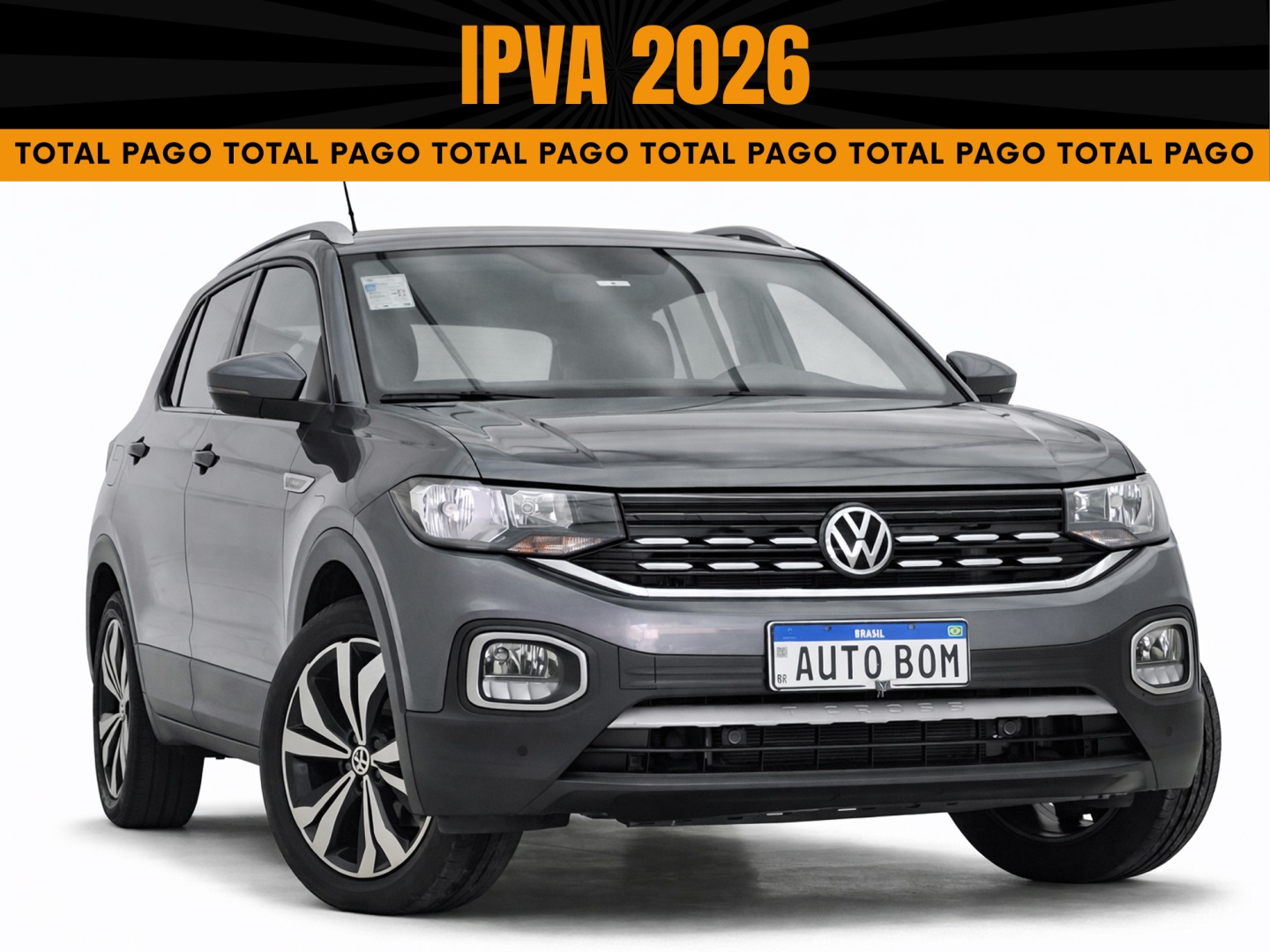 VOLKSWAGEN T-CROSS 1.4 250 TSI TOTAL FLEX HIGHLINE AUTOMÁTICO
