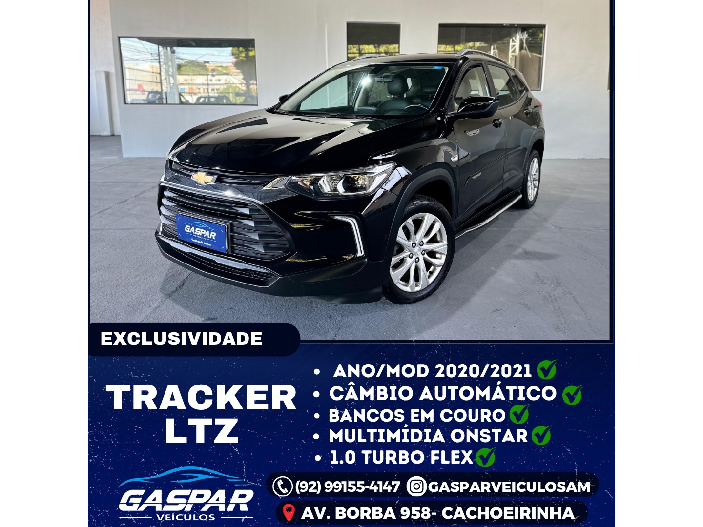CHEVROLET TRACKER 1.2 TURBO FLEX LTZ AUTOMÁTICO
