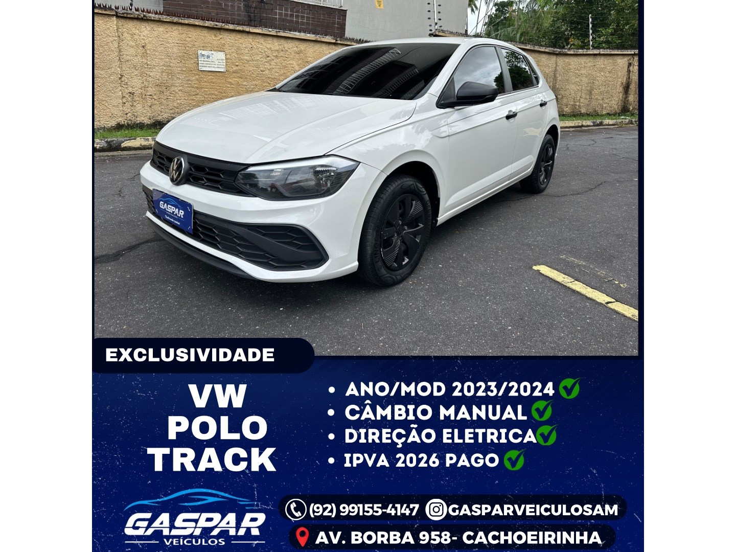 VOLKSWAGEN POLO 1.0 MPI TRACK MANUAL