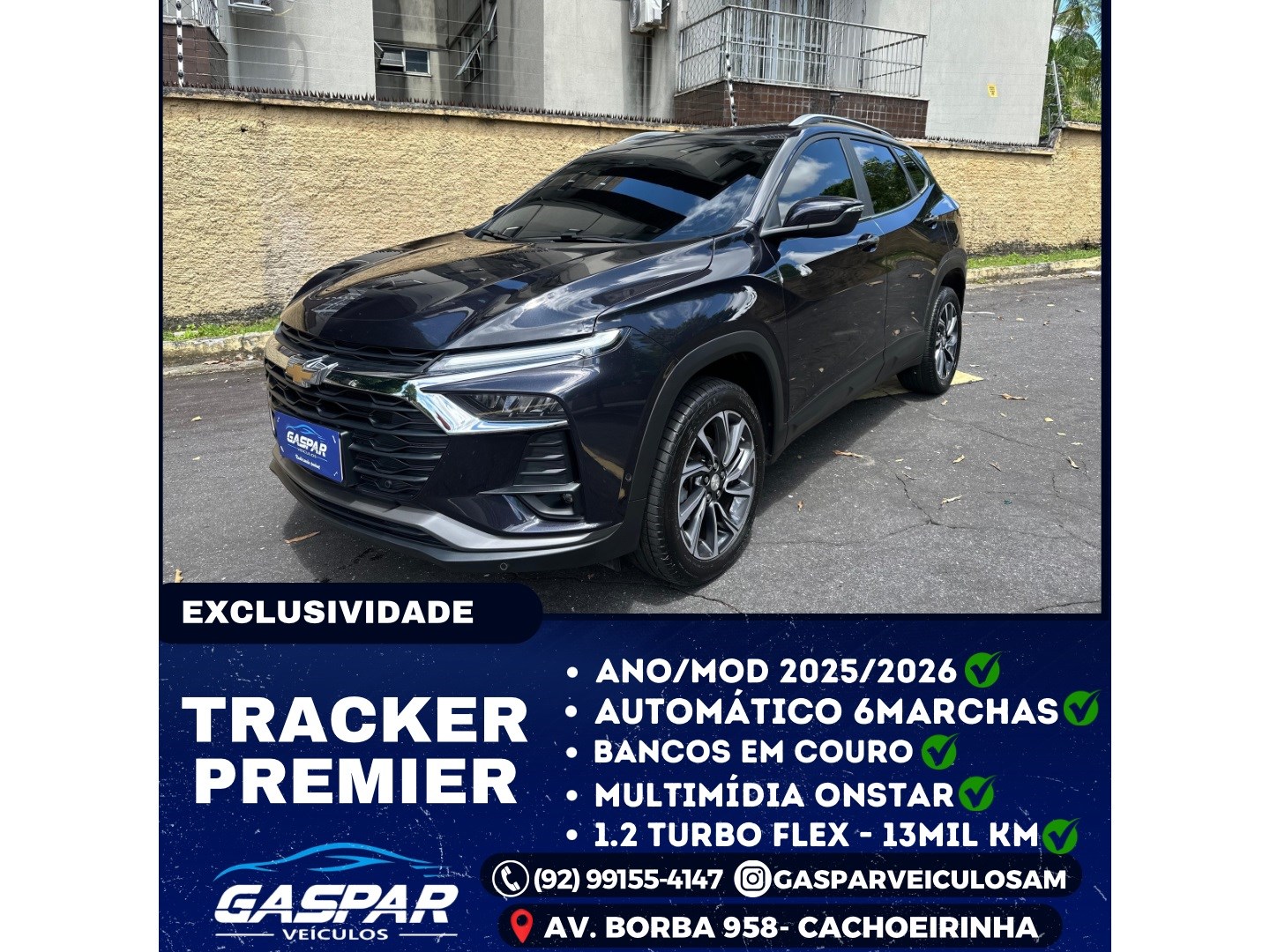 CHEVROLET TRACKER 1.2 TURBO FLEX PREMIER AUTOMÁTICO