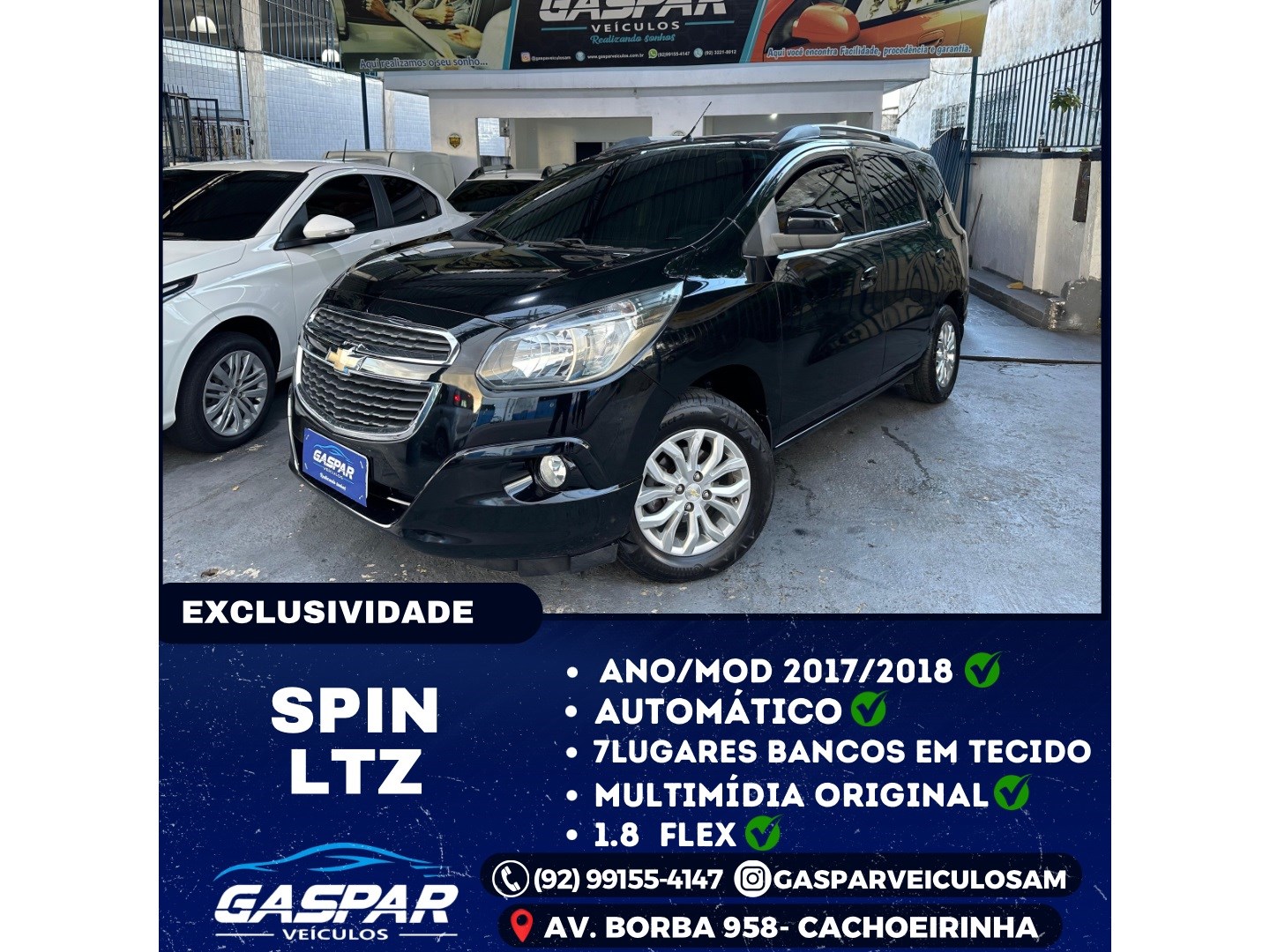 CHEVROLET SPIN 1.8 LTZ 8V FLEX 4P AUTOMÁTICO