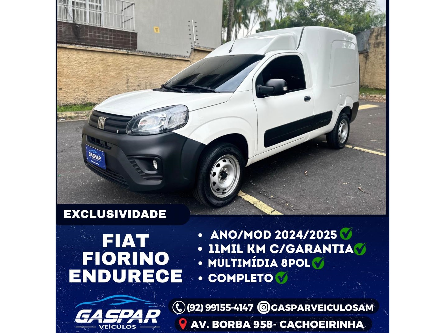 FIAT FIORINO 1.4 MPI FURGÃO ENDURANCE 8V FLEX 2P MANUAL