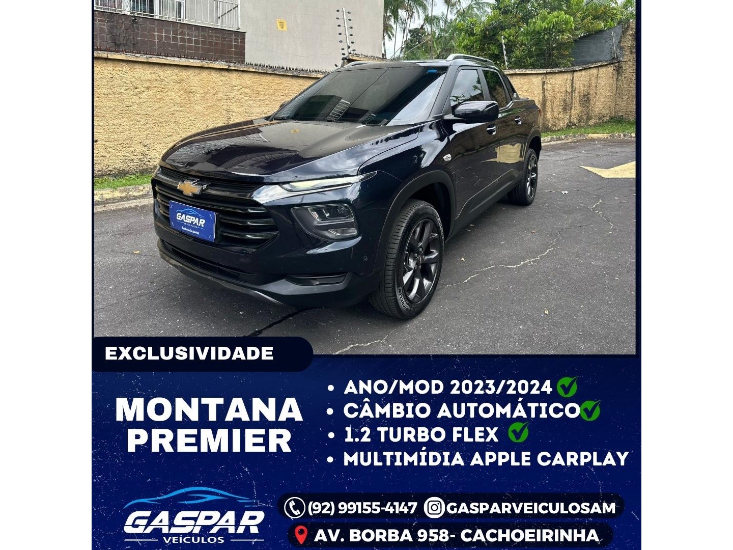 CHEVROLET MONTANA 1.2 TURBO FLEX PREMIER AUTOMÁTICO