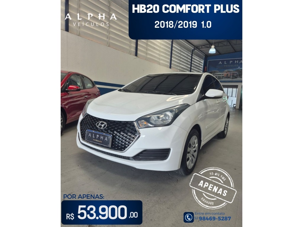 HYUNDAI HB20 1.0 COMFORT PLUS 12V FLEX 4P MANUAL
