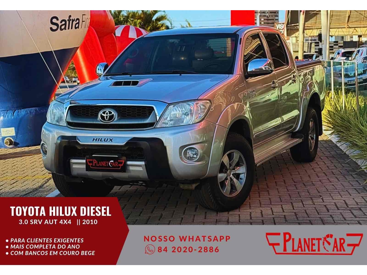 TOYOTA HILUX 3.0 SRV 4X4 CD 16V TURBO INTERCOOLER DIESEL 4P MANUAL