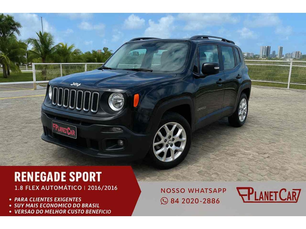 JEEP RENEGADE 1.8 16V FLEX SPORT 4P AUTOMÁTICO