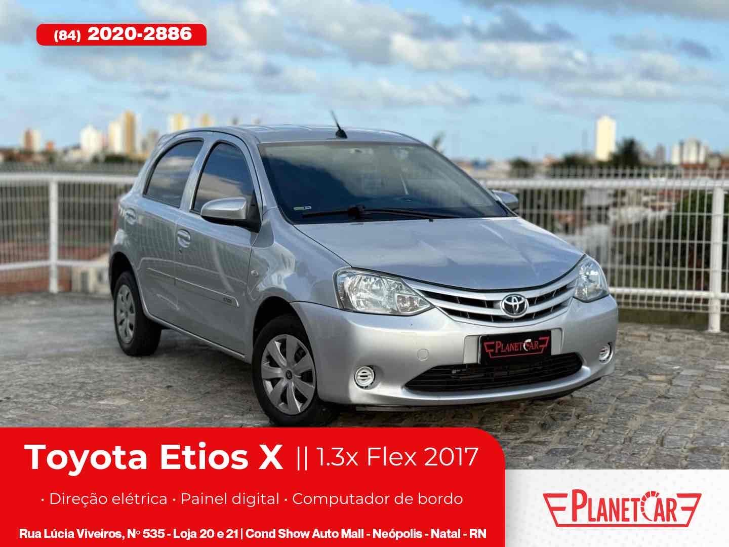 TOYOTA ETIOS 1.3 X 16V FLEX 4P MANUAL