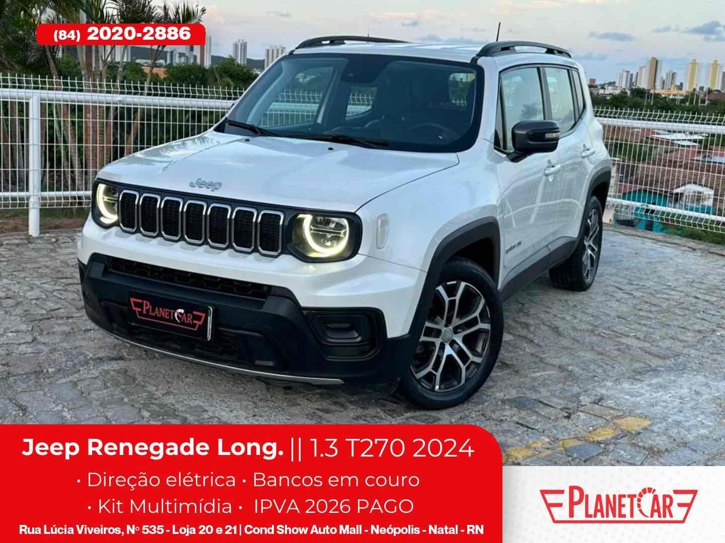 JEEP RENEGADE 1.3 T270 TURBO FLEX LONGITUDE AT6