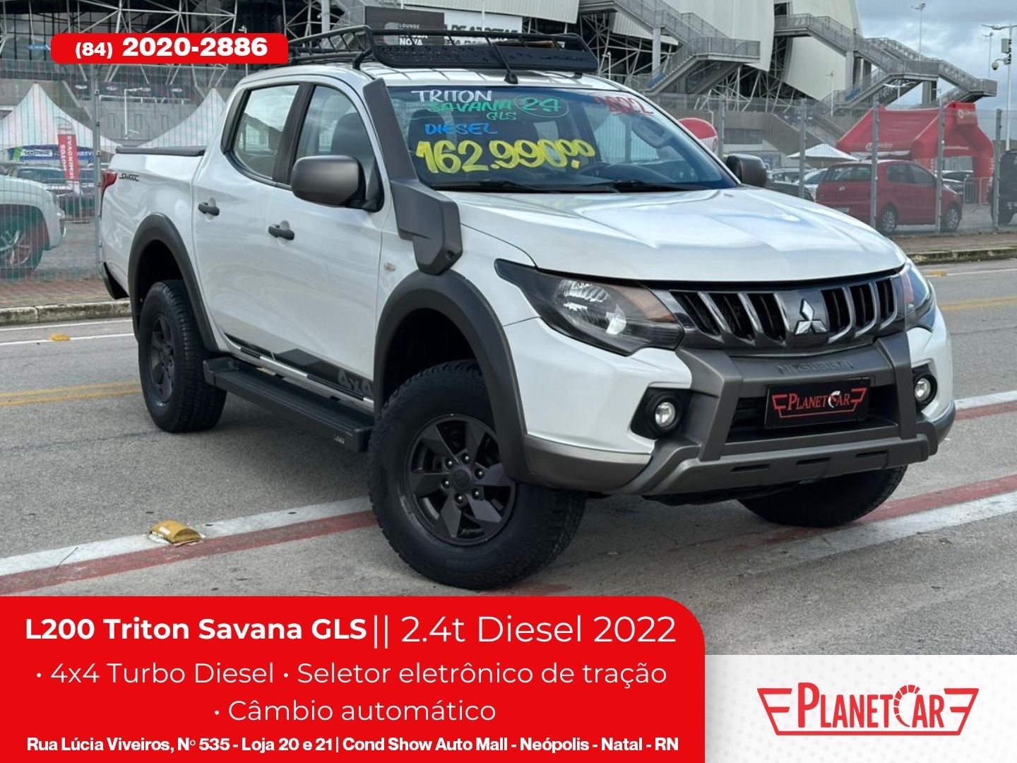 MITSUBISHI L200 TRITON 2.4 16V TURBO DIESEL SAVANA GLS CD 4X4 AUTOMÁTICO