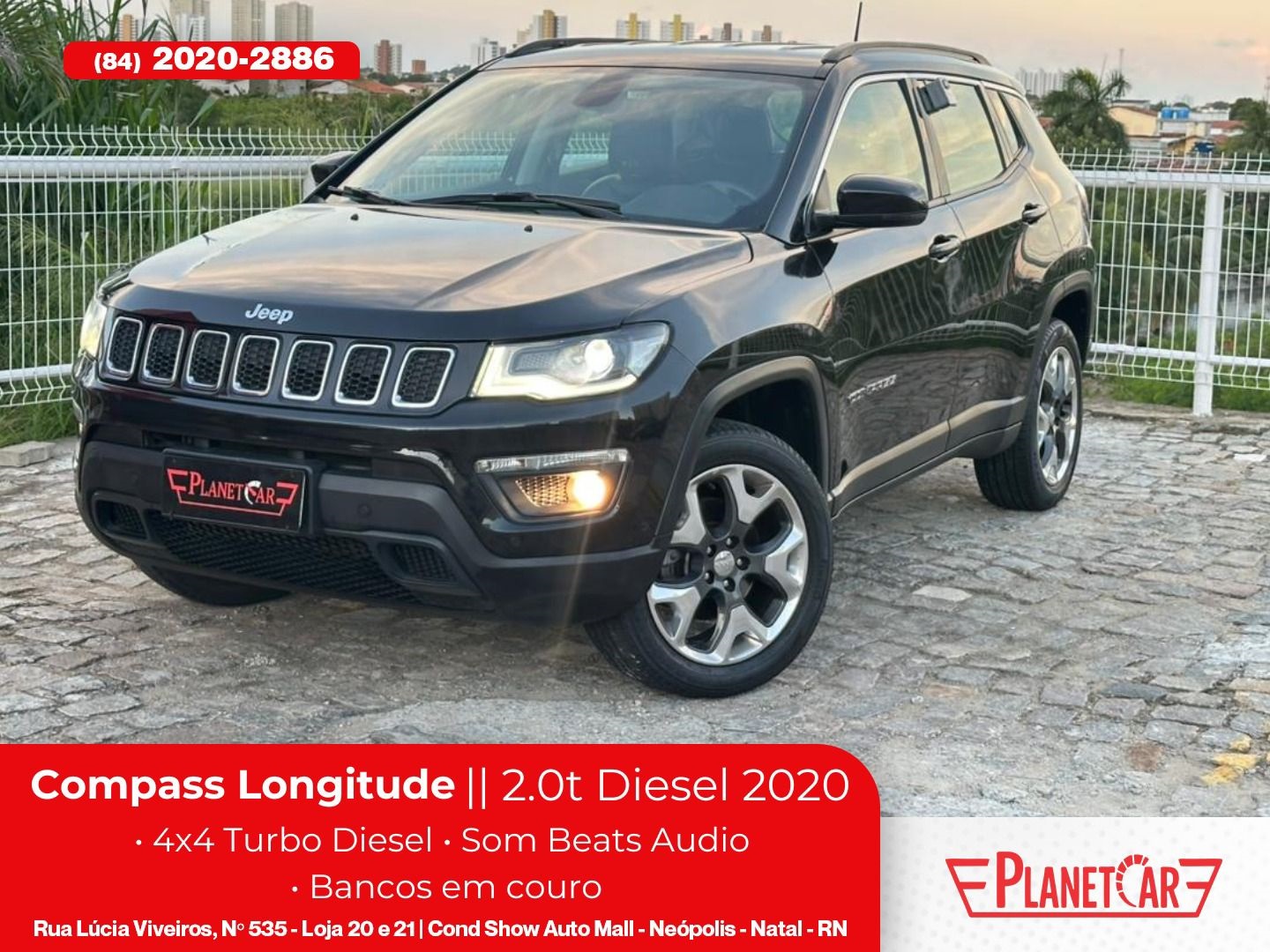 JEEP COMPASS 2.0 16V DIESEL LONGITUDE 4X4 AUTOMÁTICO