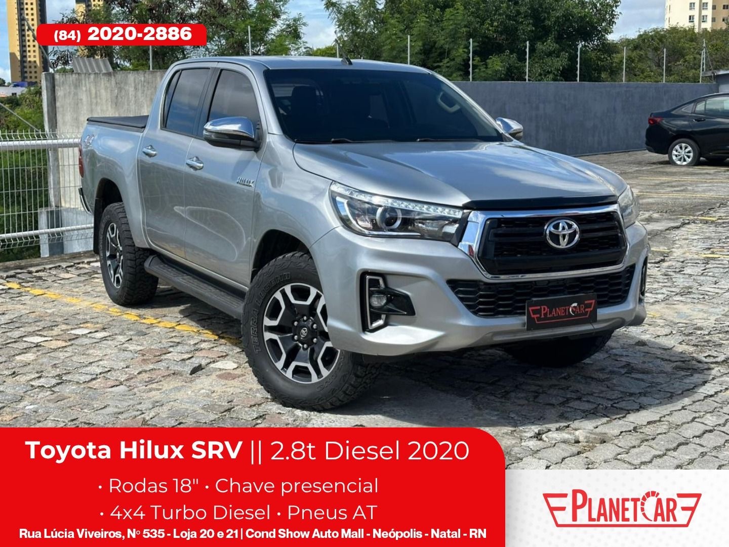 TOYOTA HILUX 2.8 SRV 4X4 CD 16V DIESEL 4P AUTOMÁTICO