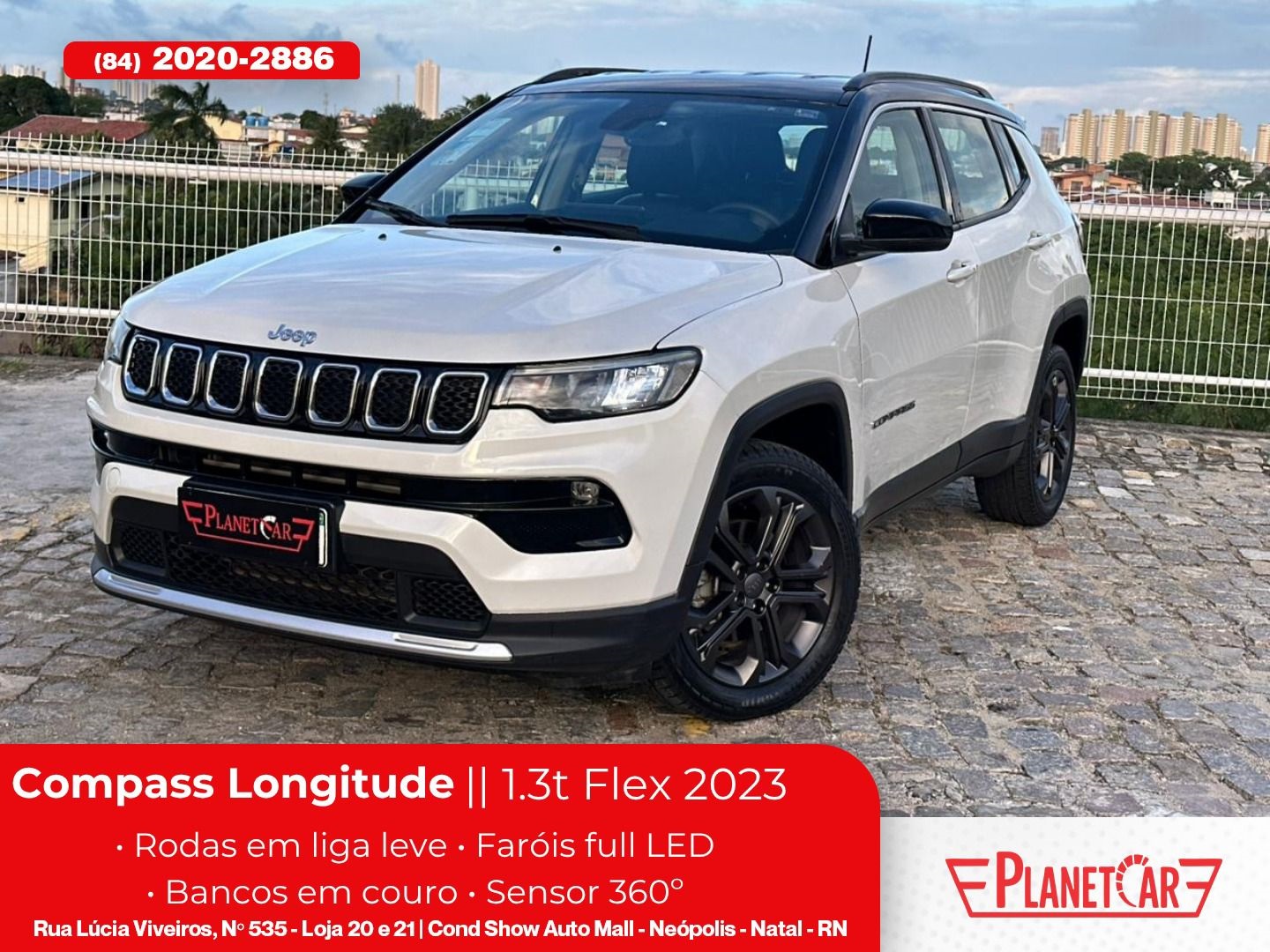 JEEP COMPASS 1.3 T270 TURBO FLEX LONGITUDE AT6