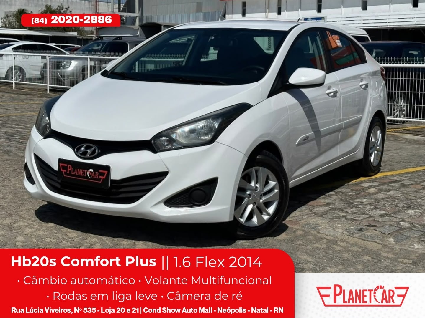 Hyundai Hb20S 1.6 COMFORT PLUS 16V FLEX 4P AUTOMÁTICO 2014