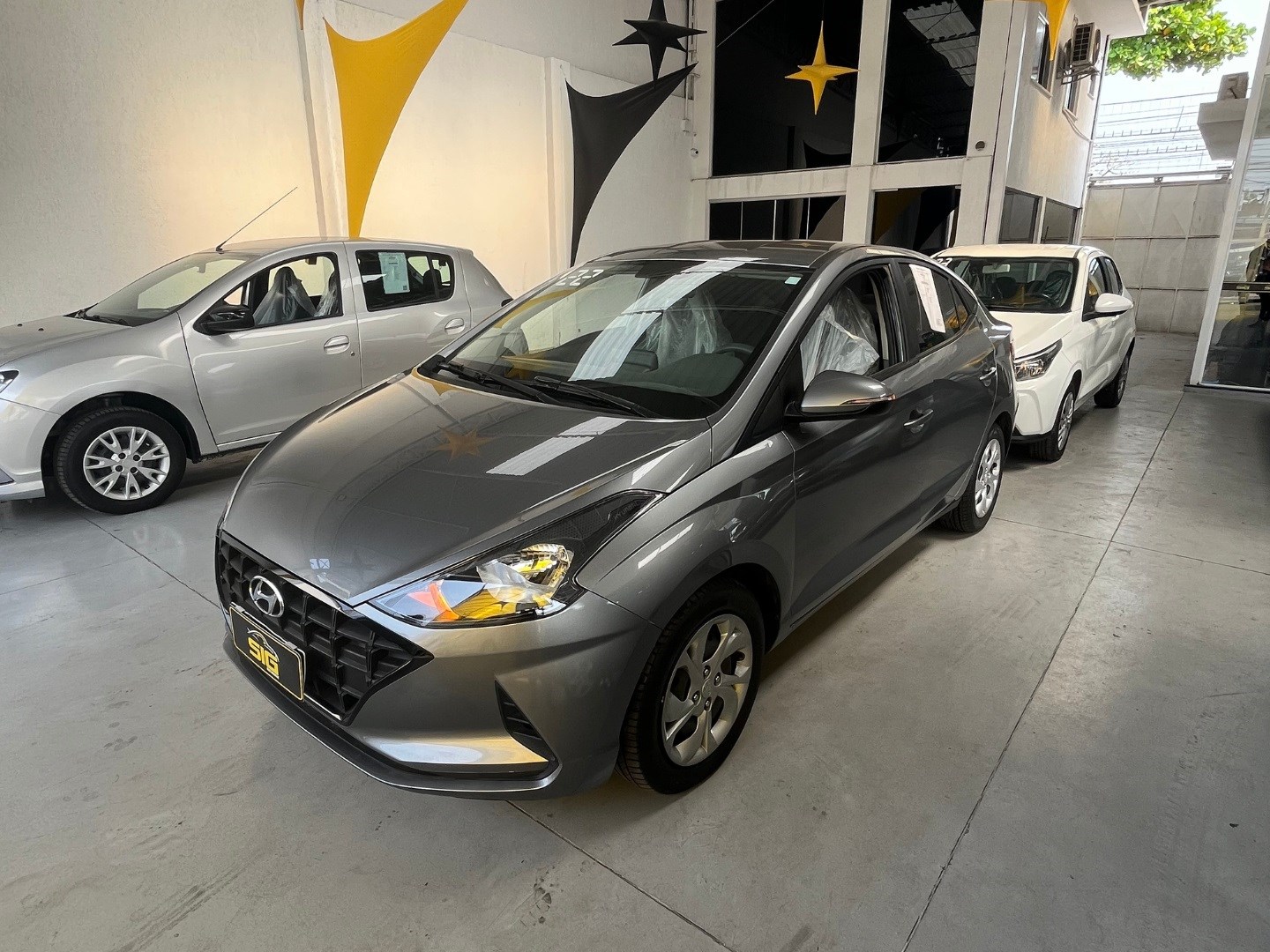 HYUNDAI HB20S 1.0 12V FLEX VISION MANUAL 2022 Cinza - Miniatura 3 - SIG Multimarcas