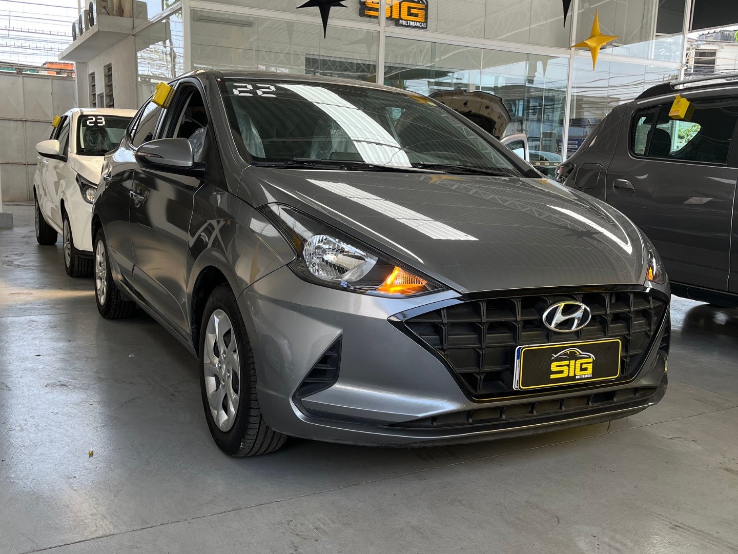 HYUNDAI HB20S 1.0 12V FLEX VISION MANUAL 2022 na cor Cinza com 79.795 km - Imagem 1 - SIG Multimarcas