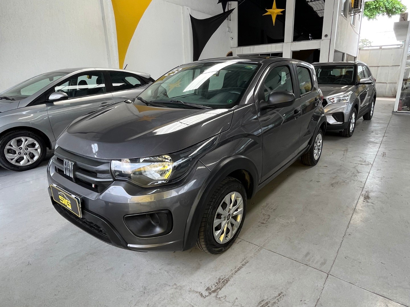 FIAT MOBI 1.0 EVO FLEX LIKE. MANUAL 2023 Cinza - Miniatura 3 - SIG Multimarcas