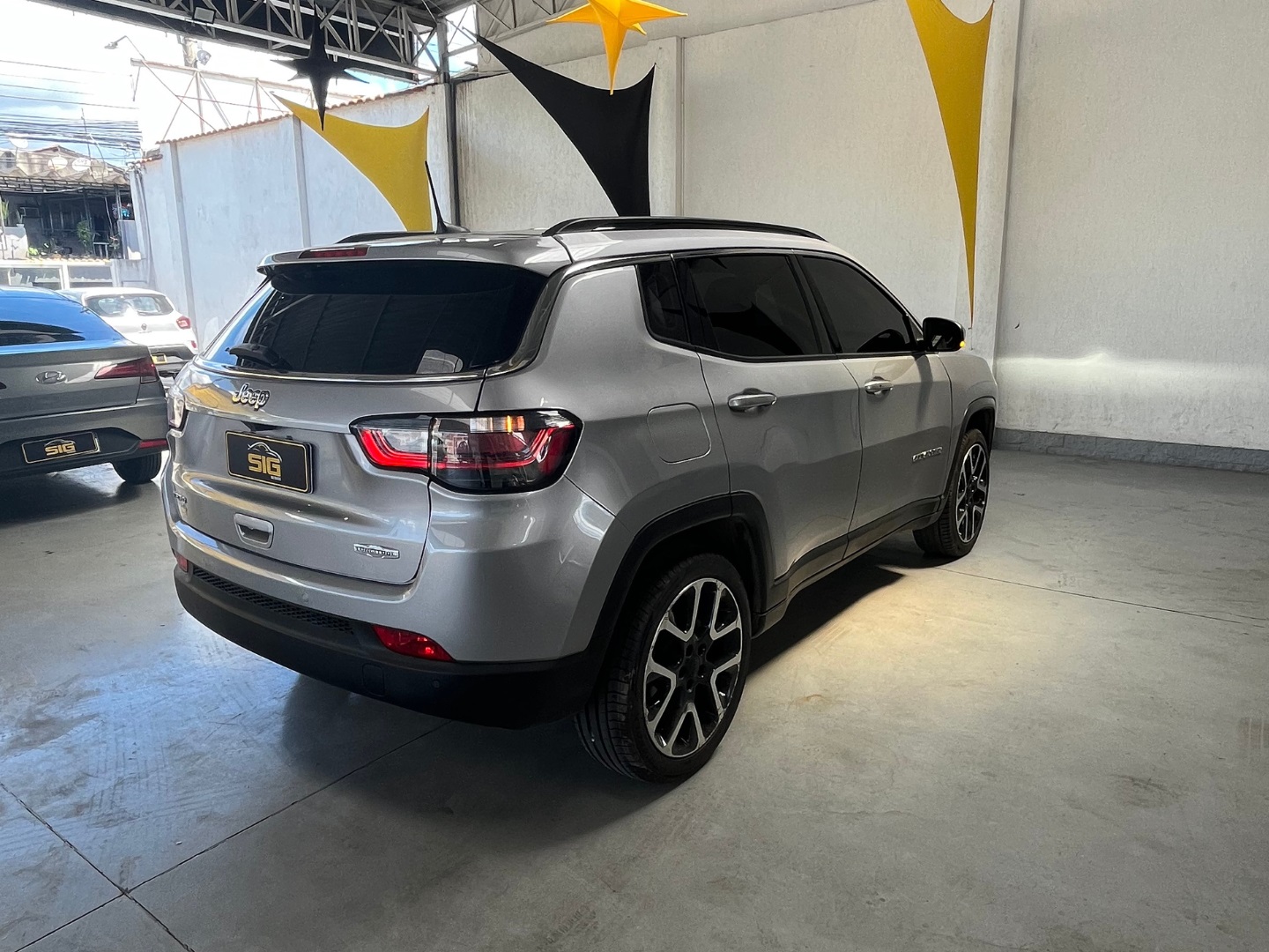 JEEP COMPASS 1.3 T270 TURBO FLEX LONGITUDE AT6 2022 Prata - Miniatura 7 - SIG Multimarcas