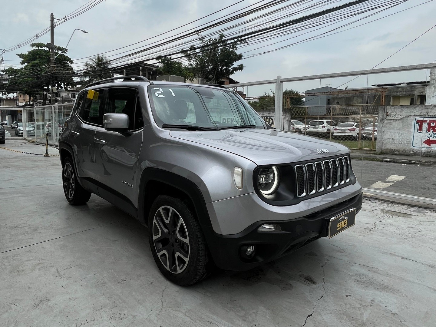 JEEP RENEGADE 1.8 16V FLEX LONGITUDE 4P AUTOMÁTICO 2021 Prata - Miniatura 4 - SIG Multimarcas