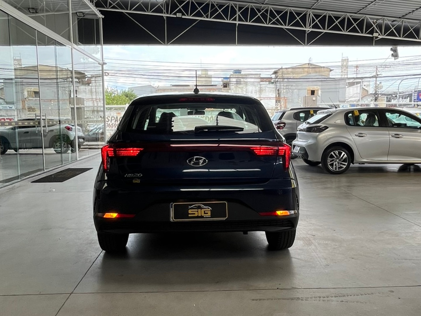 HYUNDAI HB20 1.0 12V FLEX COMFORT MANUAL 2023 Azul - Miniatura 5 - SIG Multimarcas