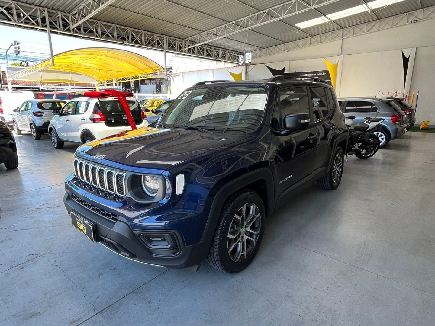 JEEP RENEGADE 1.3 T270 TURBO FLEX LONGITUDE AT6 2023 Azul - Miniatura 3 - SIG Multimarcas