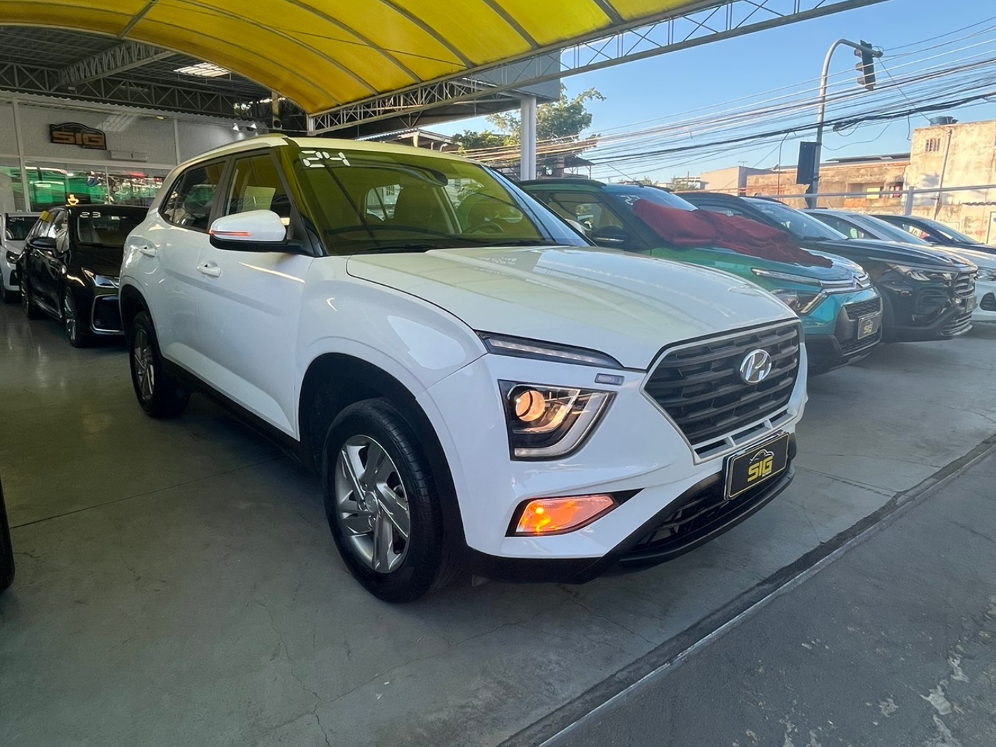 HYUNDAI CRETA 1.0 TGDI FLEX COMFORT AUTOMÁTICO 2024 Branco - Miniatura 4 - SIG Multimarcas