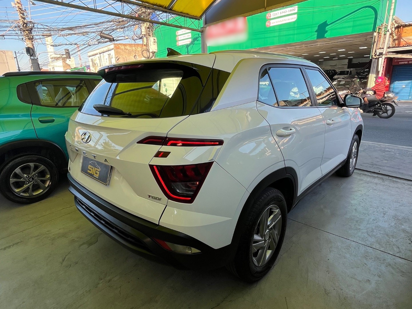 HYUNDAI CRETA 1.0 TGDI FLEX COMFORT AUTOMÁTICO 2024 Branco - Miniatura 8 - SIG Multimarcas