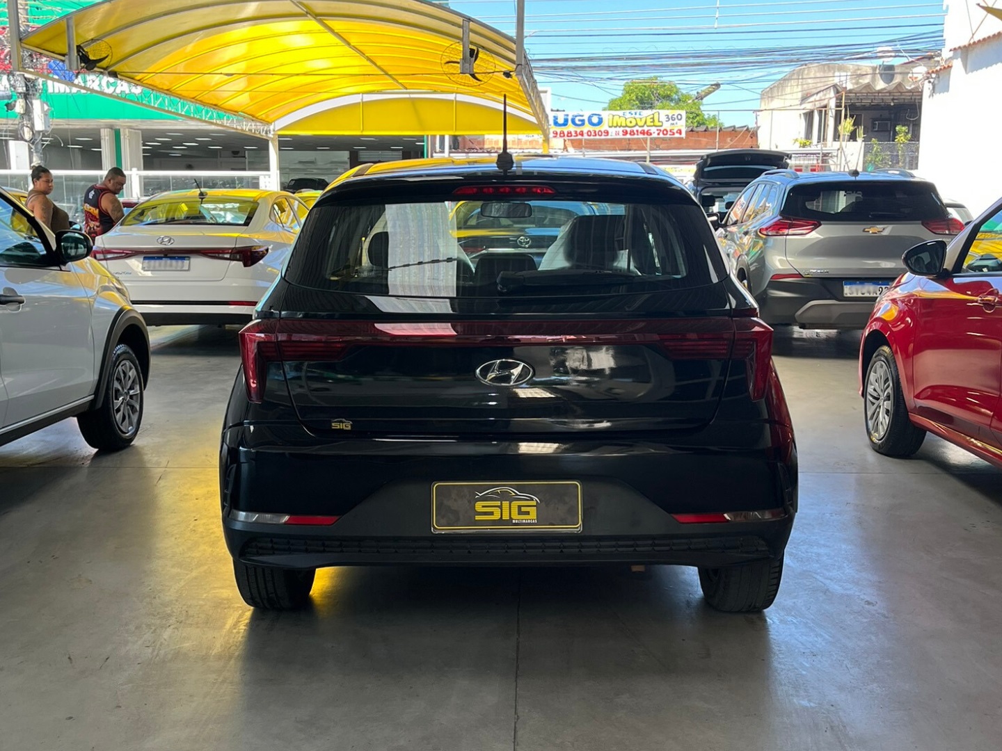 HYUNDAI HB20 1.0 12V FLEX COMFORT MANUAL 2023 Preto - Miniatura 3 - SIG Multimarcas