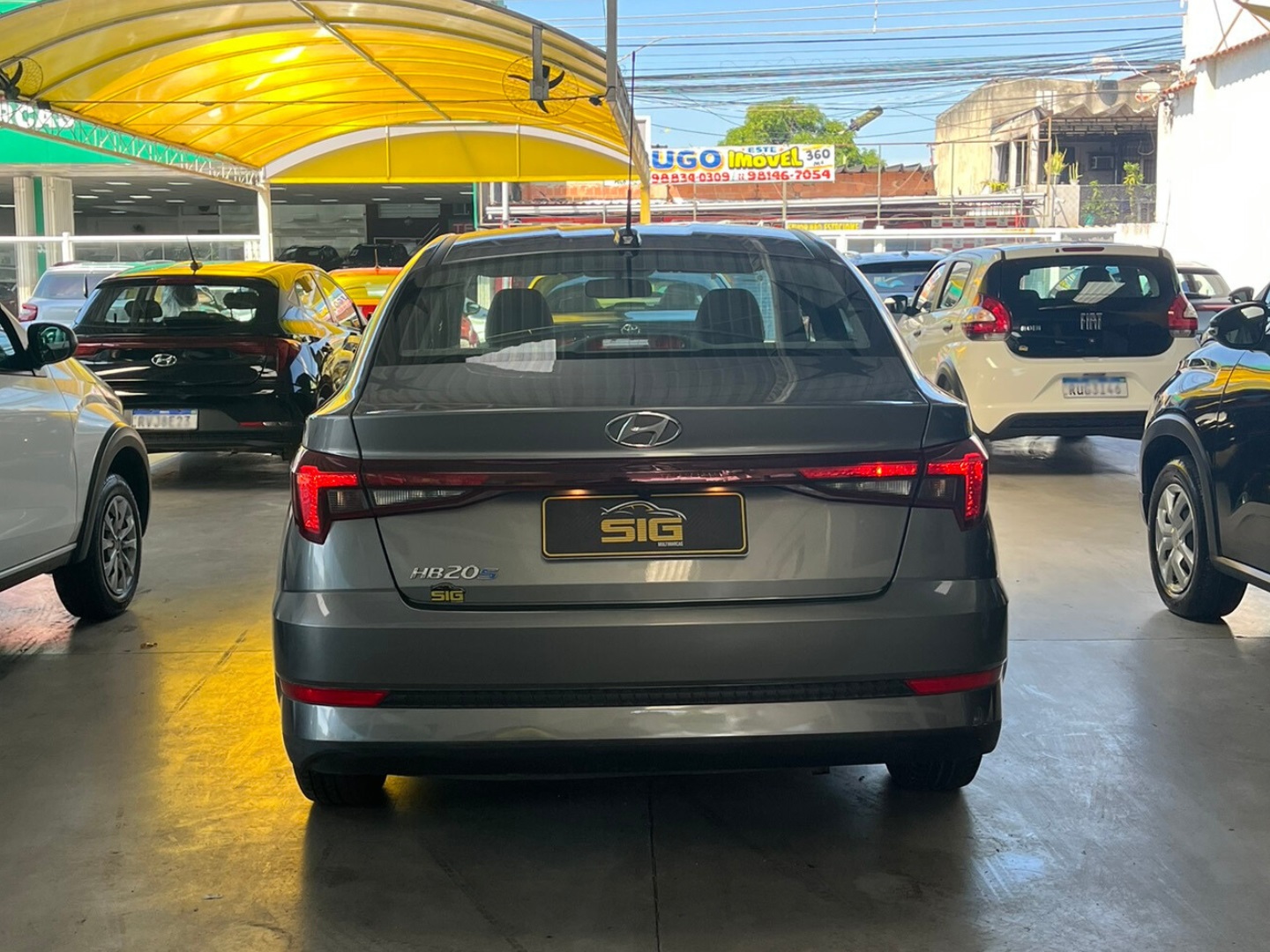 HYUNDAI HB20S 1.0 12V FLEX COMFORT PLUS MANUAL 2024 Cinza - Miniatura 5 - SIG Multimarcas