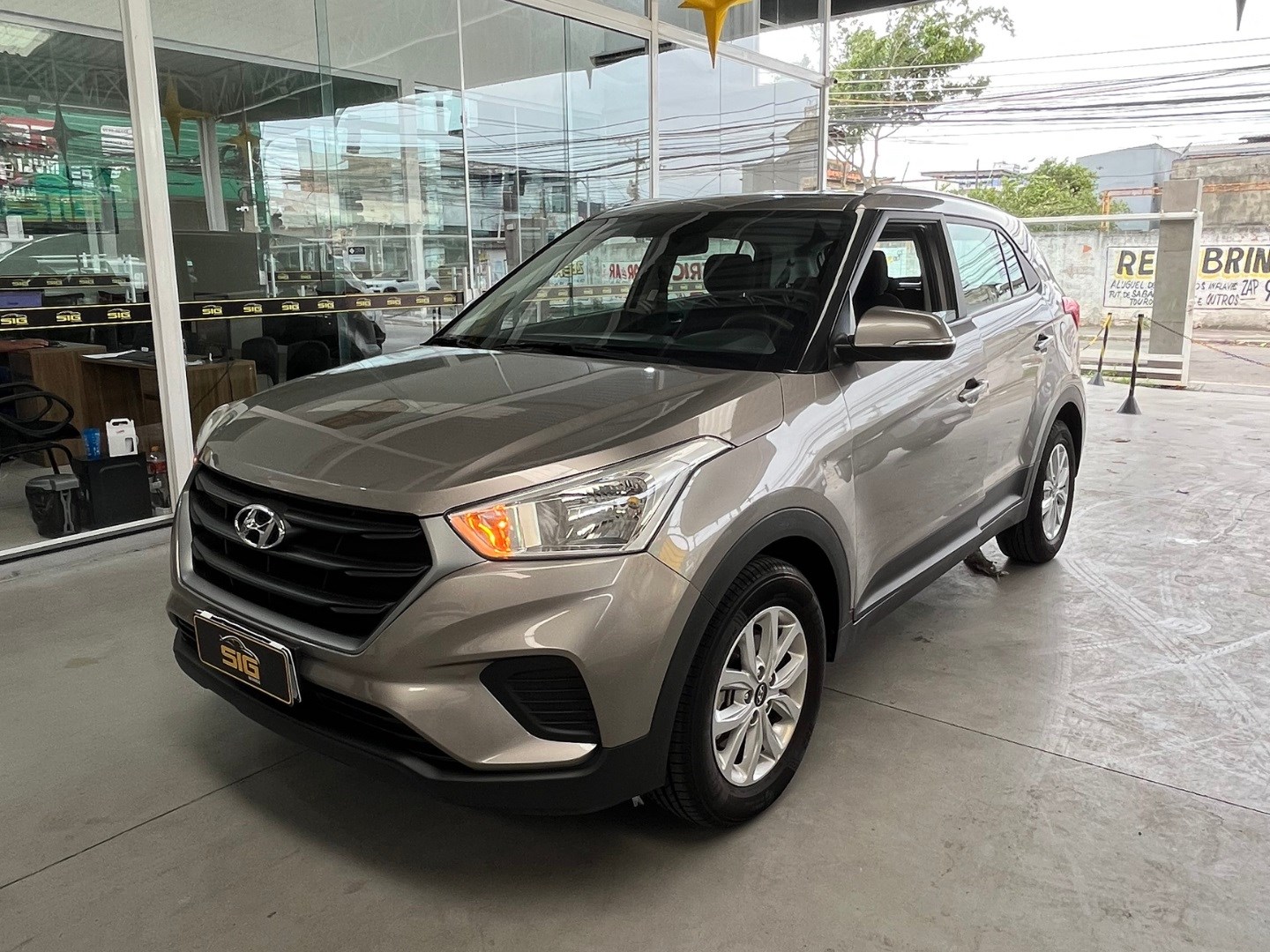 HYUNDAI CRETA 1.6 16V FLEX ACTION AUTOMÁTICO 2022 Cinza - Miniatura 4 - SIG Multimarcas