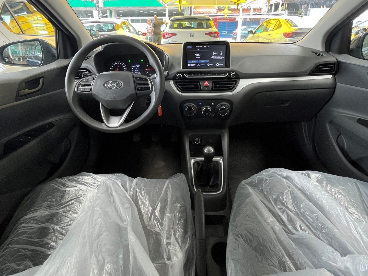 HYUNDAI HB20S 1.0 12V FLEX COMFORT MANUAL 2023 Azul - Miniatura 7 - SIG Multimarcas