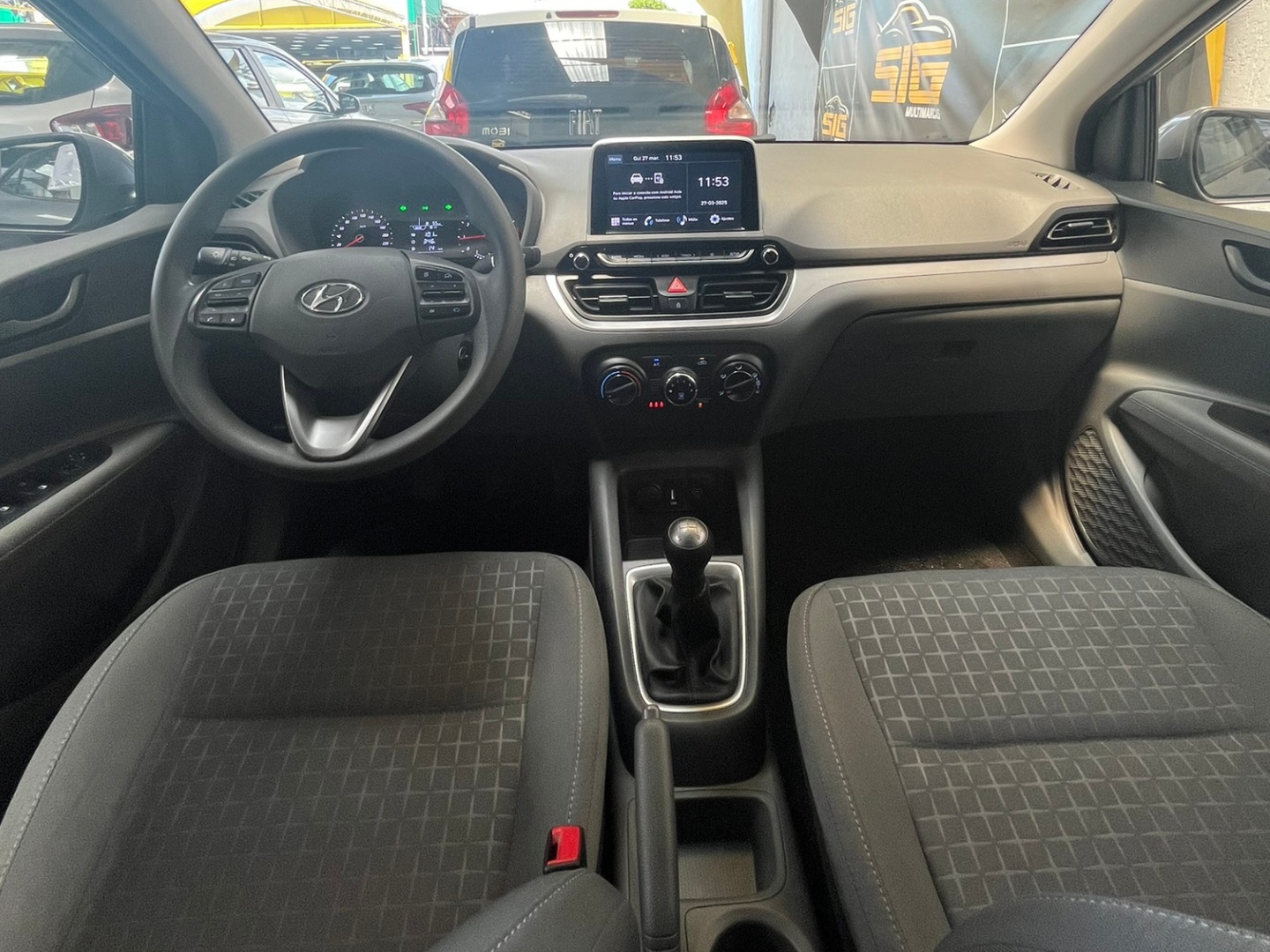 HYUNDAI HB20S 1.0 12V FLEX COMFORT MANUAL 2024 Prata - Miniatura 7 - SIG Multimarcas