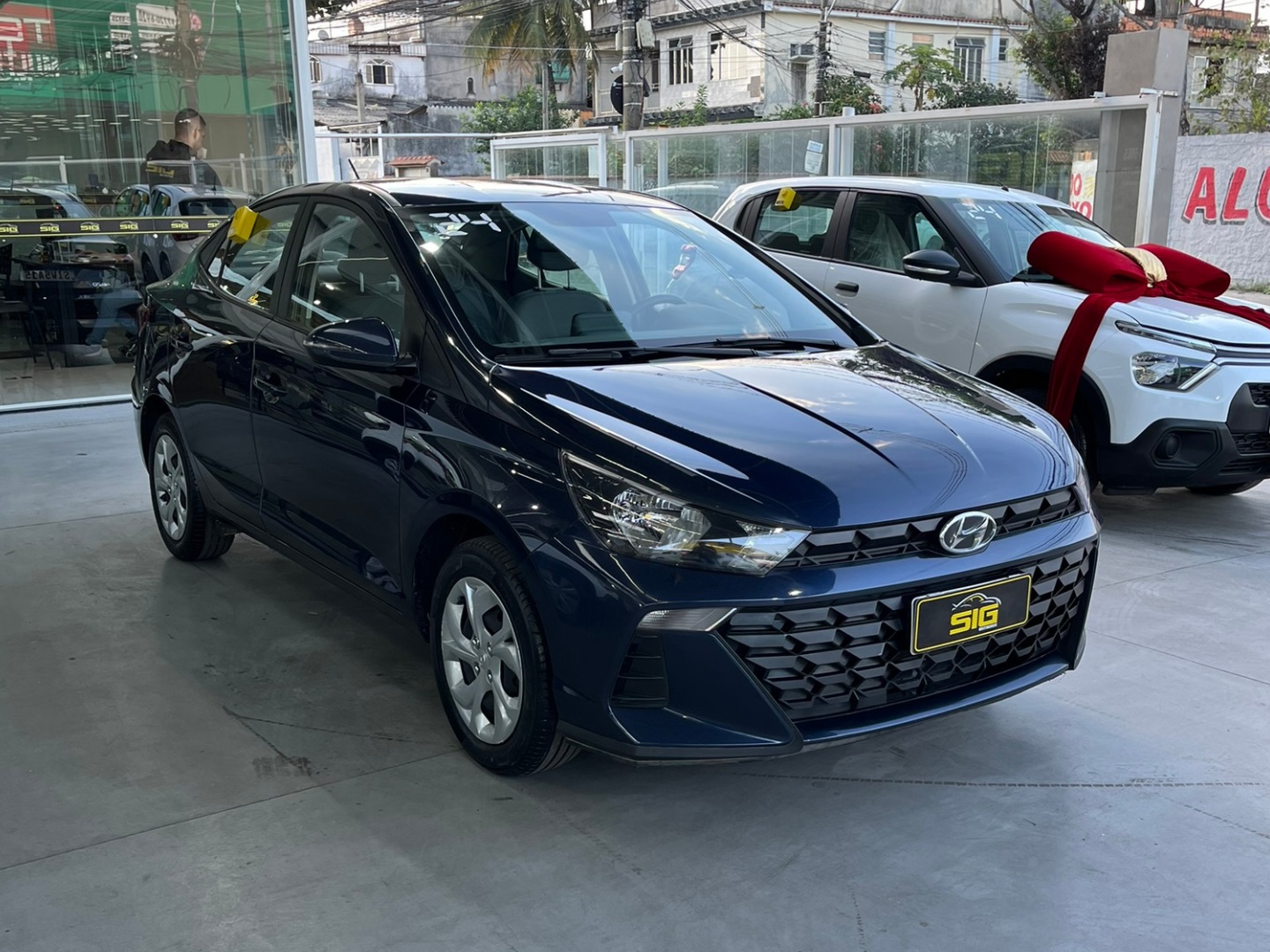 HYUNDAI HB20S 1.0 12V FLEX COMFORT PLUS MANUAL 2024 Azul - Miniatura 4 - SIG Multimarcas