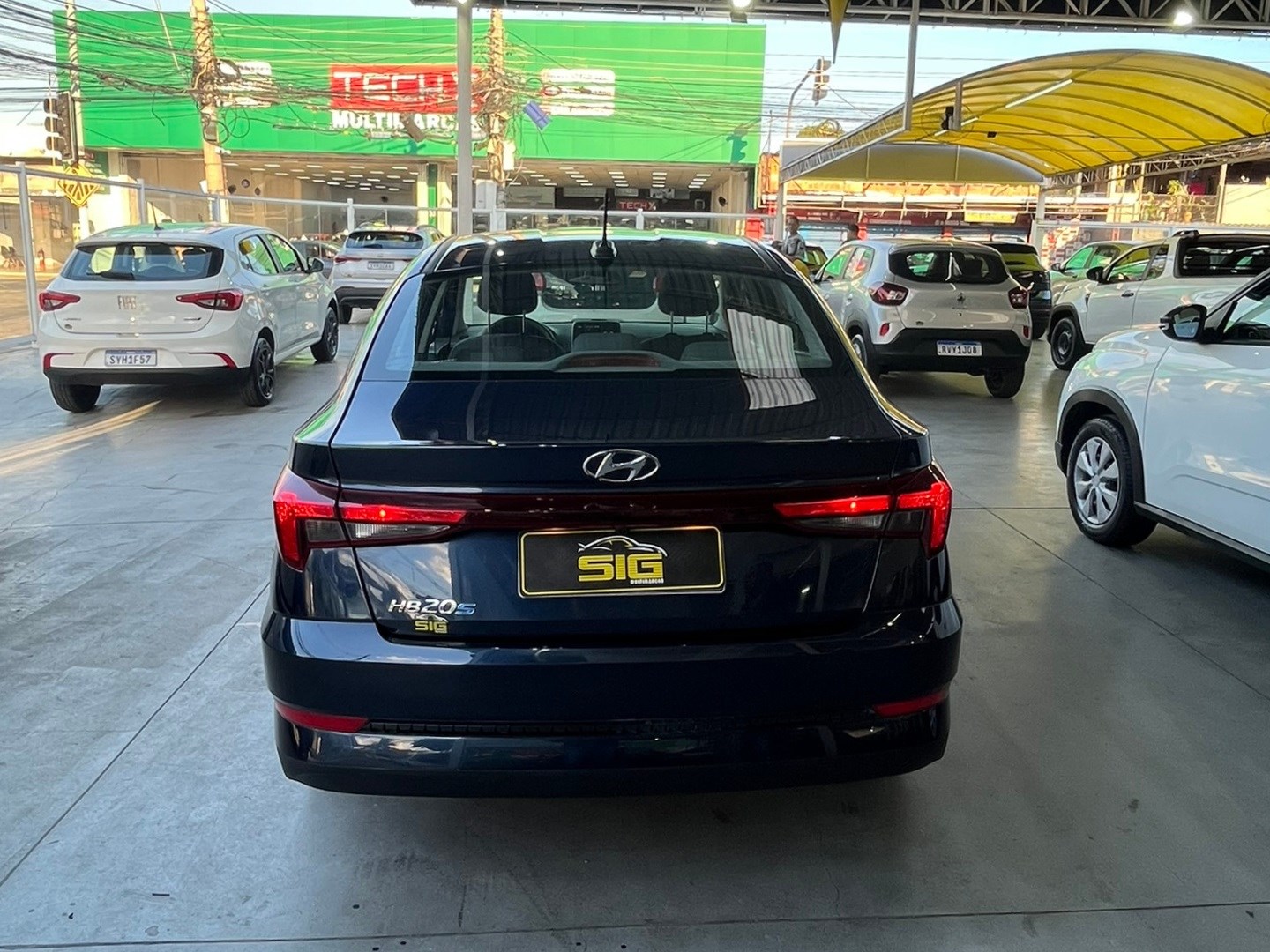 HYUNDAI HB20S 1.0 12V FLEX COMFORT PLUS MANUAL 2024 Azul - Miniatura 5 - SIG Multimarcas