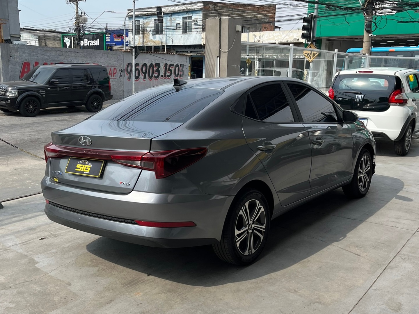 HYUNDAI HB20S 1.0 TGDI FLEX COMFORT PLUS AUTOMÁTICO 2024 Cinza - Miniatura 7 - SIG Multimarcas