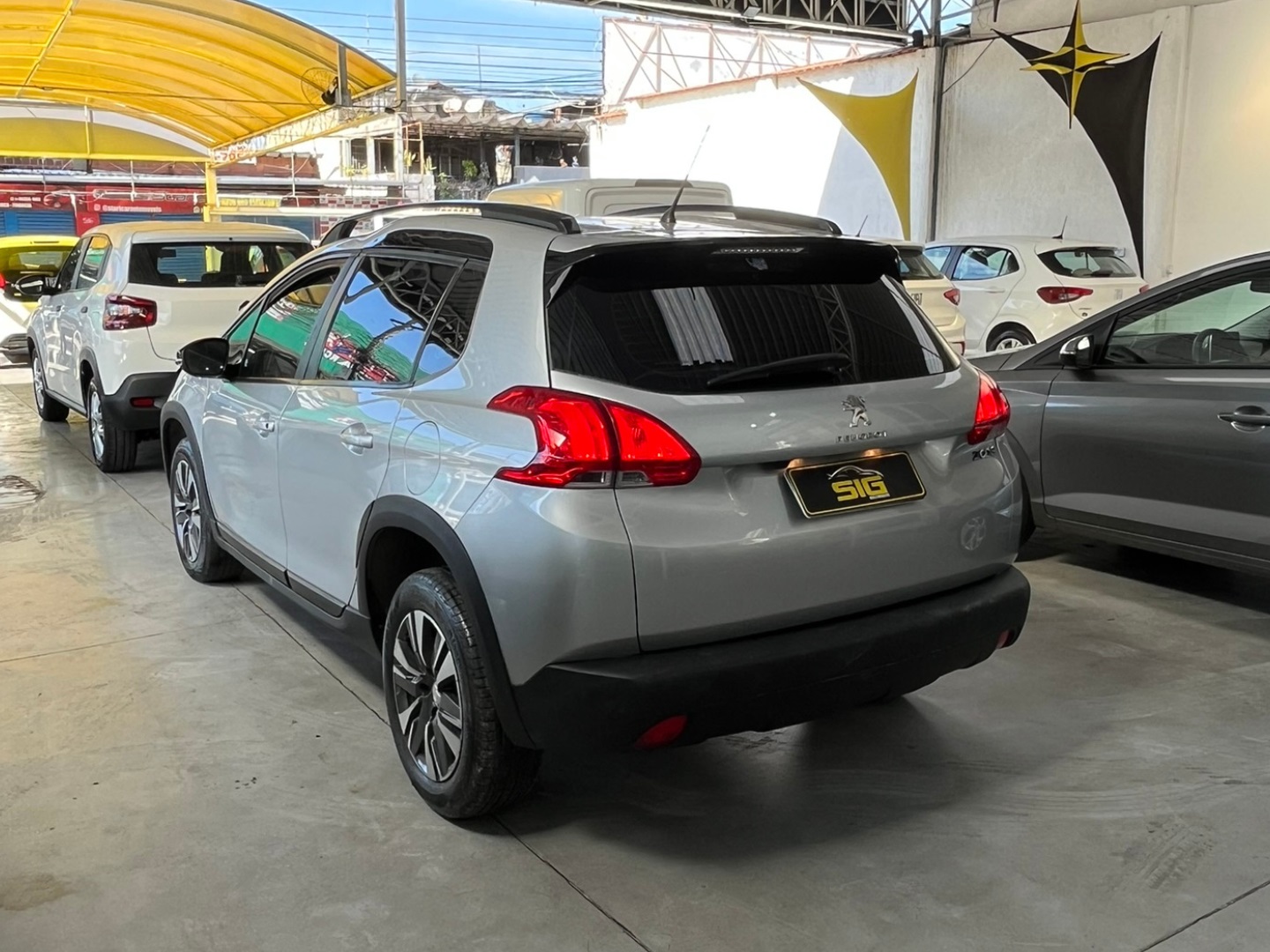 PEUGEOT 2008 1.6 16V FLEX ALLURE 4P AUTOMÁTICO 2021 Prata - Miniatura 6 - SIG Multimarcas